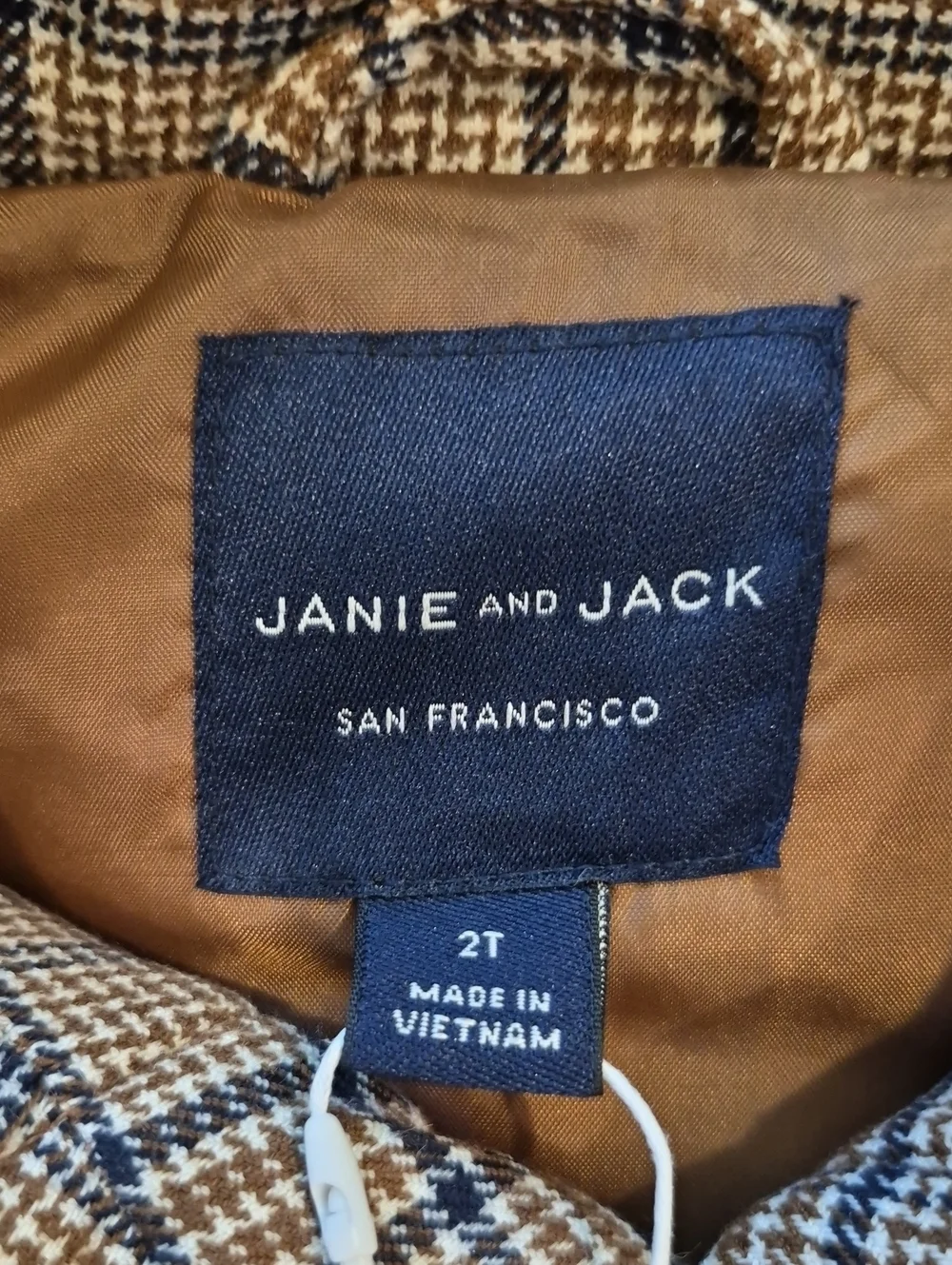 Janie and Jack The Western Plaid Vest